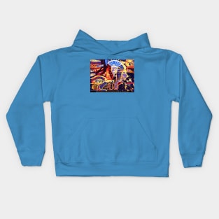 Tormented Journey Down The Duat, River Flowing Through The Khert-Neter (Land Of The Dead) Kids Hoodie